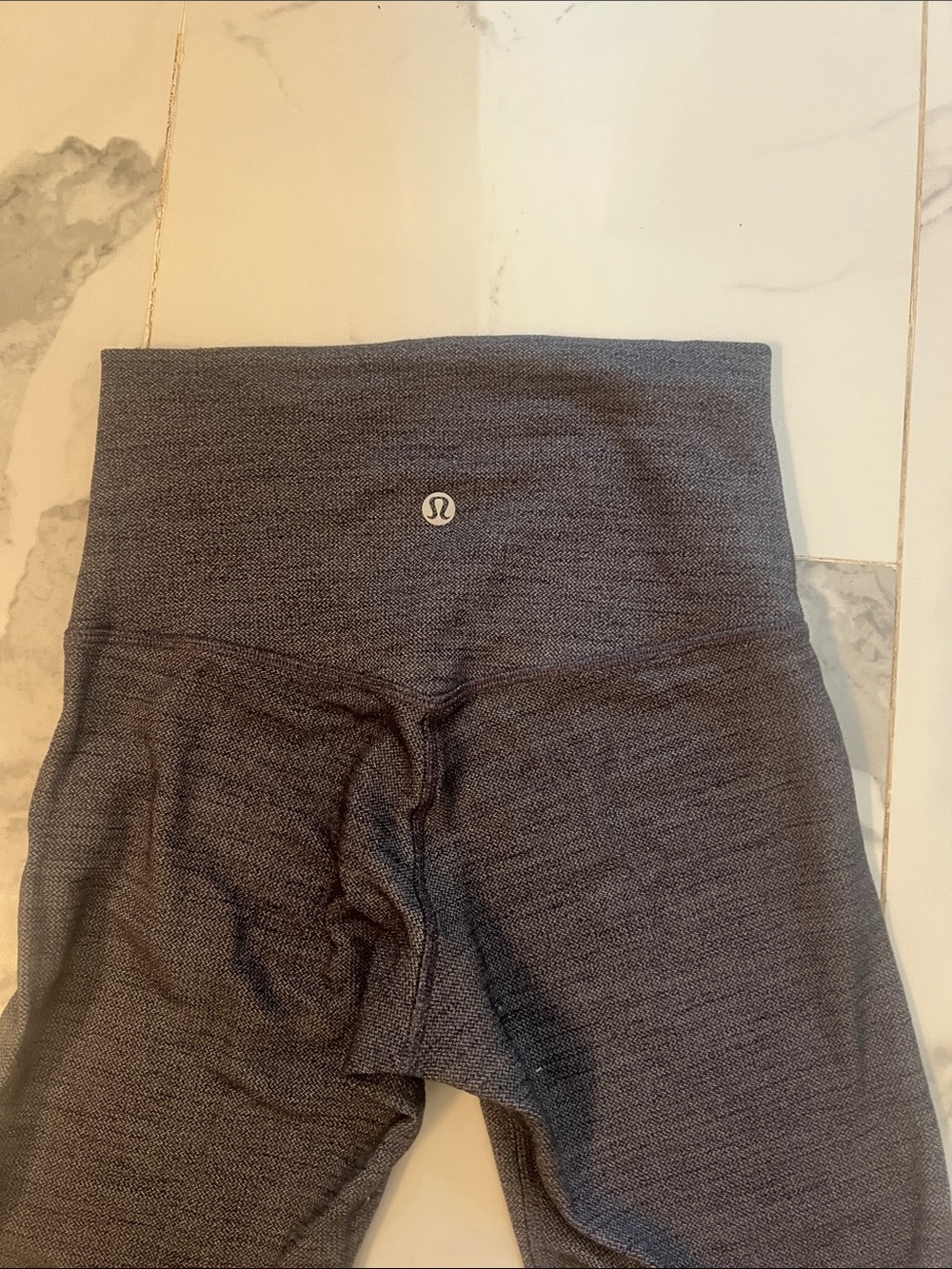 Lululemon High-Rise Heathered Gray Leggings 2